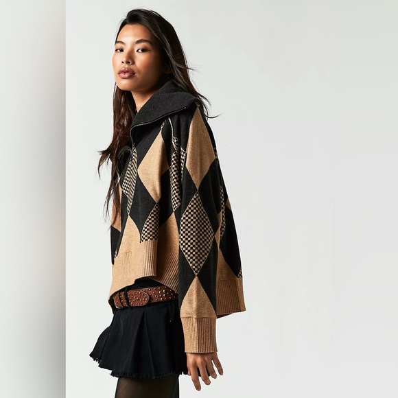 NEW Free People Lucy Half Zip Pullover Sweater - Picture 3 of 16